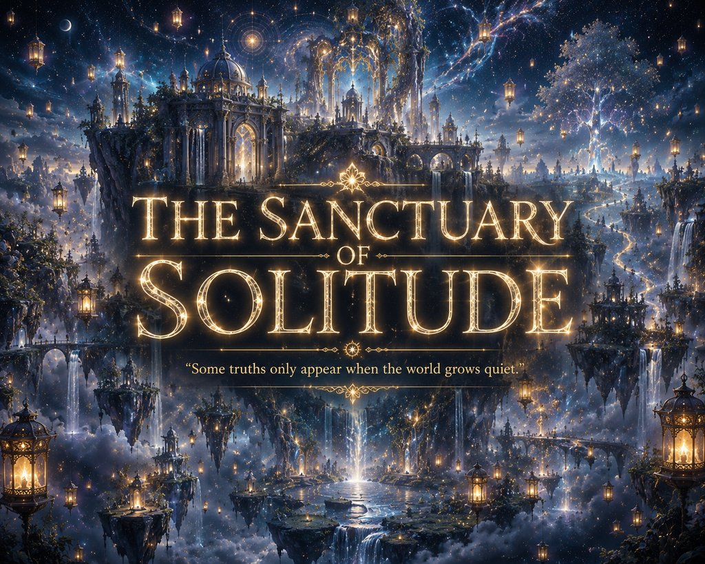 Canvas Art: "The Sanctuary of Solitude" Fantasy Wall Art Wrap