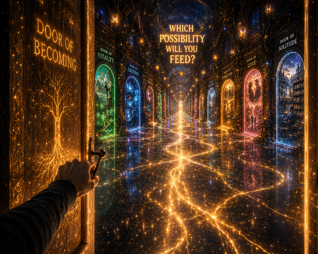 Canvas Art: "The Sanctuary of Solitude" Fantasy Wall Art Wrap